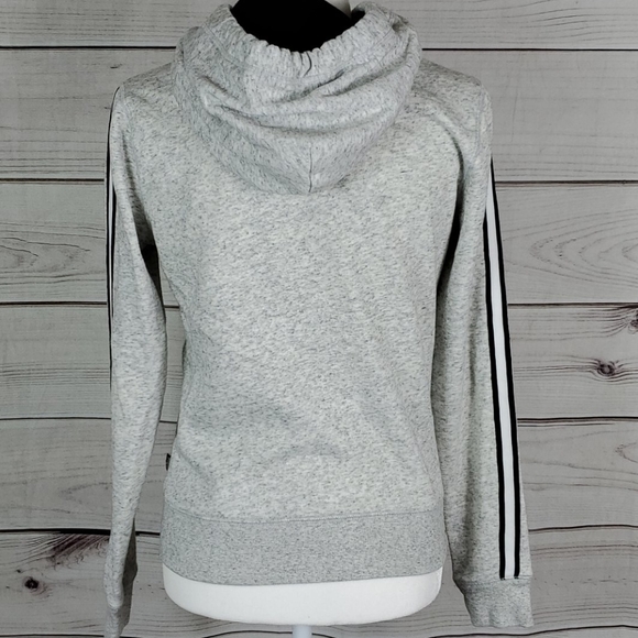 Pink• xs  jacket hoodie zip up sweatshirt gray - Picture 5 of 8